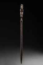 Measuring stick "tun-tun", Indonesia - Borneo, Dayak, Size: H: 54 cm (H: 21.3 inch), ID: 3053128 - 5/5