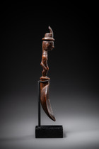 Figurally carved spoon, Philippines - Ifugao, Size: H: 17,5 cm (H: 6.9 inch), ID: 3053117 - 3/5