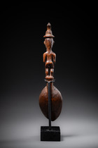 Figurally carved spoon, Philippines - Ifugao, Size: H: 17,5 cm (H: 6.9 inch), ID: 3053117 - 4/5