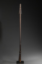 War club "afui" or "alafolo", Solomon Islands - Malaita, Size: H: 102,5 cm (H: 40.4 inch), ID: 3053126 - 4/5