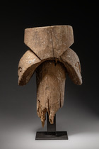 Male female janus head, D. R. Congo, Luba, Size: H: 43,5 cm (H: 17.1 inch), ID: 3053130 - 4/5