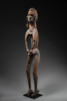 Male ancestor figure "kawe", West New Guinea / West Papua (Irian Jaya), Asmat, Size: H: 105 cm (H: 41.3 inch), ID: 3053131 - 2/6