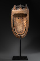 Zoomorphic mask "anbai" or "nyangbai", Guinea, Toma, Size: H: 45 cm (H: 17.7 inch), ID: 3053125 - 4/6
