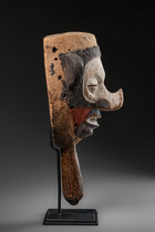 Masque "ndeemba", R. D. Congo, Yaka, Taille: H: 29 cm (H: 11.4 inch), ID: 3053182 - 3/5