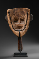 Masque "ndeemba", R. D. Congo, Yaka, Taille: H: 29 cm (H: 11.4 inch), ID: 3053182 - 4/5