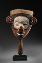 Masque "ndeemba", R. D. Congo, Yaka, Taille: H: 29 cm (H: 11.4 inch), ID: 3053182 - 5/5