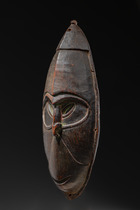 Masque, Papouasie-Nouvelle-Guinée - Rivière Ramu, Taille: H: 35,5 cm (H: 14.0 inch), ID: 3053219 - 2/5