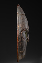 Masque, Papouasie-Nouvelle-Guinée - Rivière Ramu, Taille: H: 35,5 cm (H: 14.0 inch), ID: 3053219 - 3/5