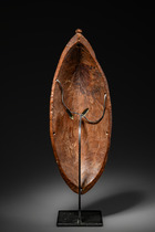 Masque, Papouasie-Nouvelle-Guinée - Rivière Ramu, Taille: H: 35,5 cm (H: 14.0 inch), ID: 3053219 - 4/5