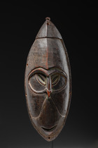 Masque, Papouasie-Nouvelle-Guinée - Rivière Ramu, Taille: H: 35,5 cm (H: 14.0 inch), ID: 3053219 - 5/5