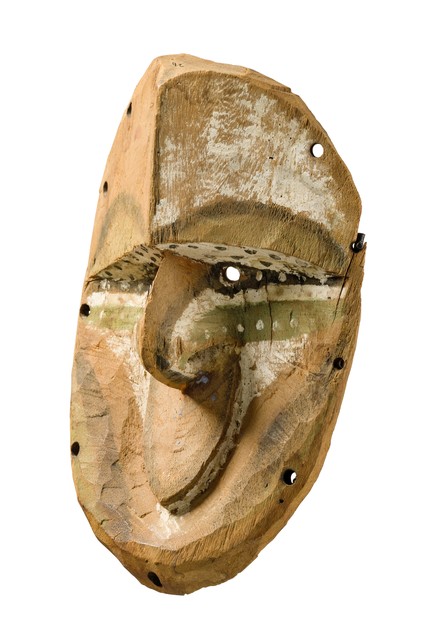 Mask, Vanuatu, Size: H: 26,5 cm (H: 10.4 inch), ID: 3053220