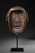 Anthropomorphic mask, Côte d'Ivoire, Dan, Size: H: 25,5 cm (H: 10.0 inch), ID: 3053150 - 4/5
