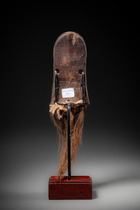 Masque de bras "eyema-e-ya-minkun", Gabon, Fang, Taille: H: 12 cm (H: 4.7 inch), ID: 3053184 - 2/5