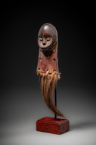 Masque de bras "eyema-e-ya-minkun", Gabon, Fang, Taille: H: 12 cm (H: 4.7 inch), ID: 3053184 - 4/5