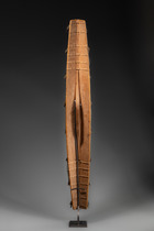 Shield, late 19th / early 20th century, Indonesia - Sulawesi, Gulf of Tomini or Kulawi, Size: H: 113,5 cm (H: 44.7 inch), ID: 3053181 - 4/5