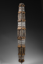 Shield, late 19th / early 20th century, Indonesia - Sulawesi, Gulf of Tomini or Kulawi, Size: H: 113,5 cm (H: 44.7 inch), ID: 3053181 - 5/5