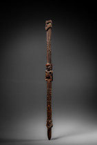 Zeremonialstab, Neuseeland, Maori, Größe: L: 65 cm (L: 25.6 inch), ID: 3053192 - 2/5