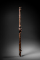 Zeremonialstab, Neuseeland, Maori, Größe: L: 65 cm (L: 25.6 inch), ID: 3053192 - 5/5