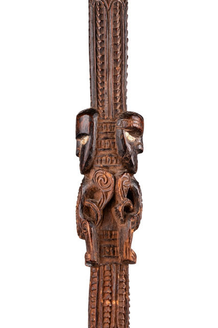 Zeremonialstab, Neuseeland, Maori, Größe: L: 65 cm (L: 25.6 inch), ID: 3053192