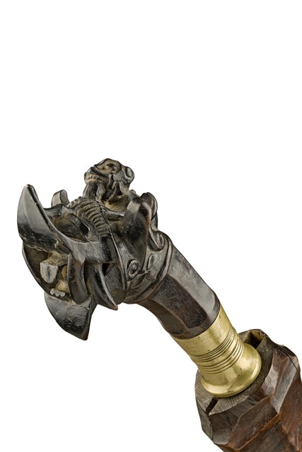 Sword "balato", Indonesia - Nias, Size: H: 65,5 cm (H: 25.8 inch), ID: 3053187