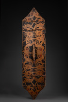 Shield "kliau", Indonesia - Borneo, Dayak, Size: H: 129,5 cm (H: 51.0 inch), ID: 3053159 - 2/3