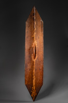 Schild "kliau", Indonesien - Borneo, Dayak, Größe: H: 115 cm (H: 45.3 inch), ID: 3053158 - 3/3