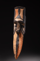 Anthropomorphe Maske "igri" oder "okonkpo", Nigeria, Igbo-Afikpo, Größe: H: 47 cm (H: 18.5 inch), ID: 3053354 - 2/4