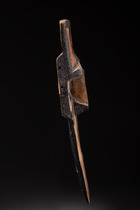 Anthropomorphe Maske "igri" oder "okonkpo", Nigeria, Igbo-Afikpo, Größe: H: 47 cm (H: 18.5 inch), ID: 3053354 - 3/4