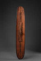 Bouclier étroit, R. D. Congo, Mongo, Taille: H: 121 cm (H: 47.6 inch), ID: 3053137 - 2/2