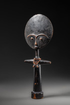 Fertility doll "akua ba", Ghana, Ashanti, Size: H: 34,5 cm (H: 13.6 inch), ID: 3053140 - 2/4