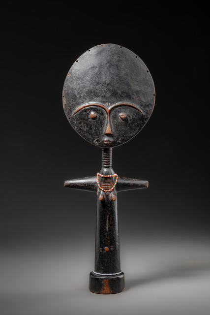 Fertility doll "akua ba", Ghana, Ashanti, Size: H: 34,5 cm (H: 13.6 inch), ID: 3053140