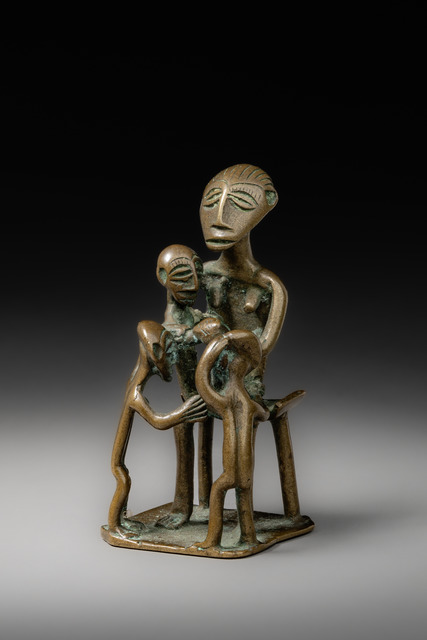 Maternity, Ghana, Ashanti, Size: H: 8 cm (H: 3.1 inch), ID: 3053204