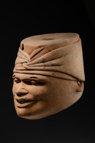 Helmet mask, Mozambique, Makonde, Size: H: 11 cm (H: 4.3 inch), ID: 3053228 - 2/5
