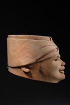Helmet mask, Mozambique, Makonde, Size: H: 11 cm (H: 4.3 inch), ID: 3053228 - 3/5