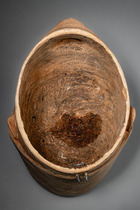 Helmet mask, Mozambique, Makonde, Size: H: 11 cm (H: 4.3 inch), ID: 3053228 - 5/5