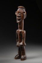 Standing figure, D. R. Congo, Luba-Kasai, Size: H: 36 cm (H: 14.2 inch), ID: 3053227 - 2/5
