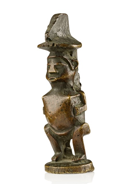 Small metal sculpture, D. R. Congo, Teke, Size: H: 11 cm (H: 4.3 inch), ID: 3053166