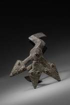 Bracelet de bras avec motif de serpent, Burkina Faso, Lobi, Taille: H: 10,5 cm D: 9 cm (H: 4.1 inch D: 3.5 inch), ID: 3053209 - 2/3