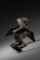 Bracelet de bras avec motif de serpent, Burkina Faso, Lobi, Taille: H: 10,5 cm D: 9 cm (H: 4.1 inch D: 3.5 inch), ID: 3053209 - 3/3