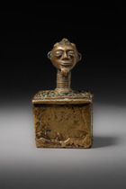 Lidded box for gold dust, Ghana, Akan, Size: H: 7 cm (H: 2.8 inch), ID: 3053206 - 6/6