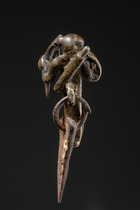 Figure of a hunter, Burkina Faso, Lobi, Size: H: 6 cm (H: 2.4 inch), ID: 3053207 - 4/4