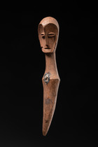 Objet rituel, R. D. Congo, Lega / Basikasingo, Taille: H: 22,5 cm (H: 8.9 inch), ID: 3053201 - 2/4