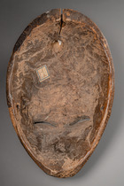 Rare black face mask "ikwara-mokulu" ("mask of the night"), Gabon, Punu, Size: H: 25,5 cm (H: 10.0 inch), ID: 3053167 - 4/5