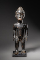 Standing male figure, Côte d'Ivoire, Guro, Size: H: 32 cm (H: 12.6 inch), ID: 3053168 - 2/5