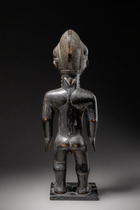 Standing male figure, Côte d'Ivoire, Guro, Size: H: 32 cm (H: 12.6 inch), ID: 3053168 - 5/5