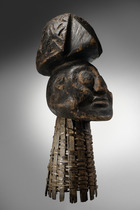 Dance crest "tu ngünga", Cameroon Grassfields, Bamum, Size: H: 46 cm (H: 18.1 inch), ID: 3053161 - 2/5