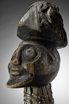 Dance crest "tu ngünga", Cameroon Grassfields, Bamum, Size: H: 46 cm (H: 18.1 inch), ID: 3053161 - 5/5