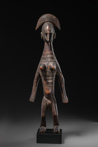 Figure féminine debout "jo nyeleni", Mali, Bamana, Taille: H: 51,5 cm (H: 20.3 inch), ID: 3053162 - 2/5