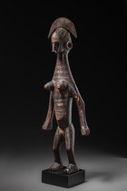 Figure féminine debout "jo nyeleni", Mali, Bamana, Taille: H: 51,5 cm (H: 20.3 inch), ID: 3053162 - 3/5