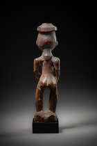 Standing male figure, Gabon, Punu, Size: H: 23 cm (H: 9.1 inch), ID: 3053163 - 3/5